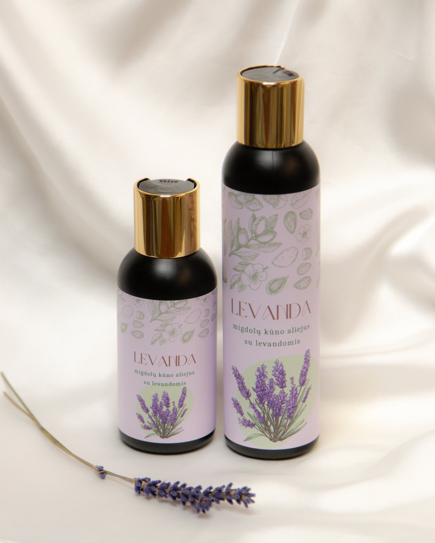 Levanda - kūno aliejus su levandomis