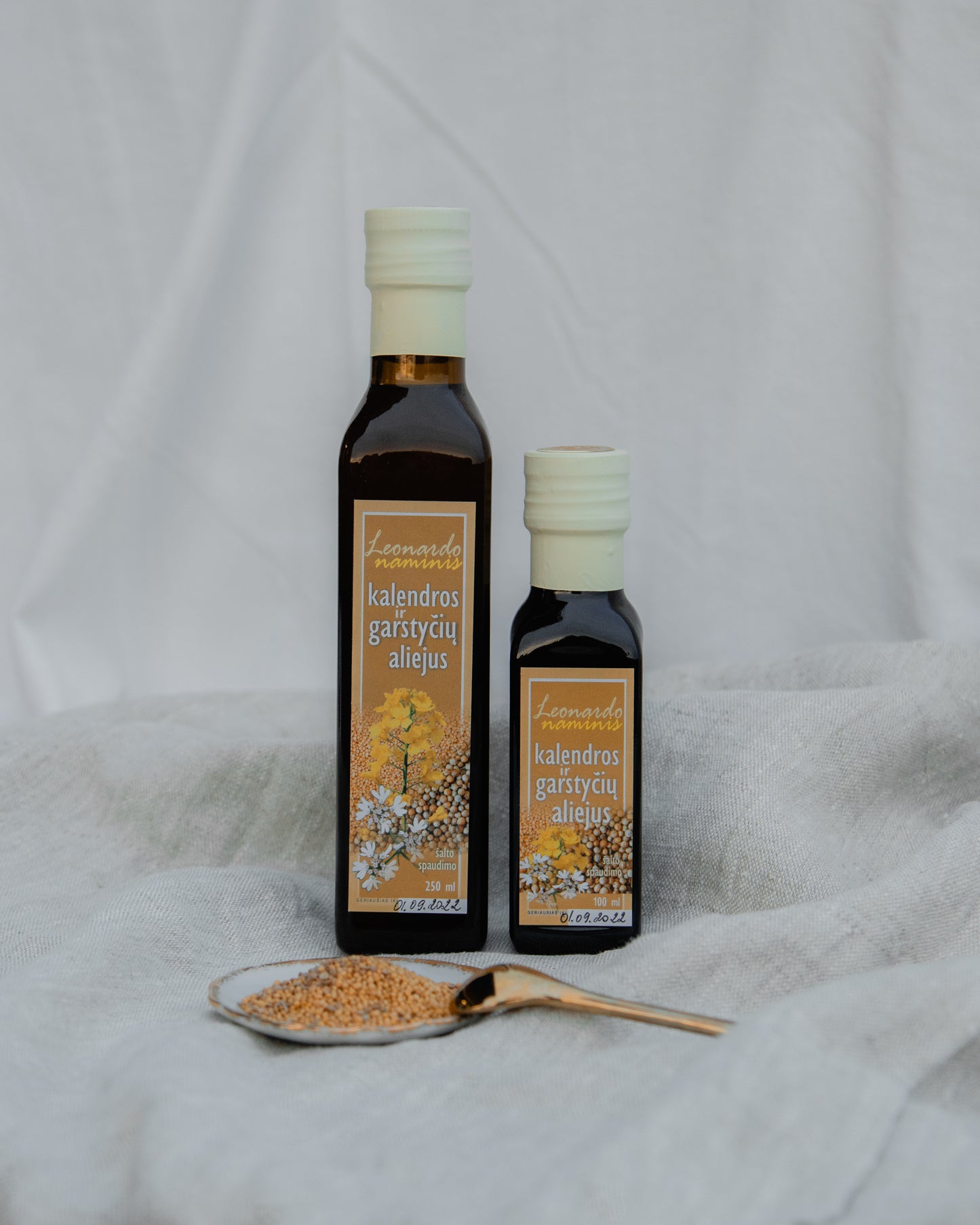 Garstyčių sėklų aliejus su Kalendros sėklomis